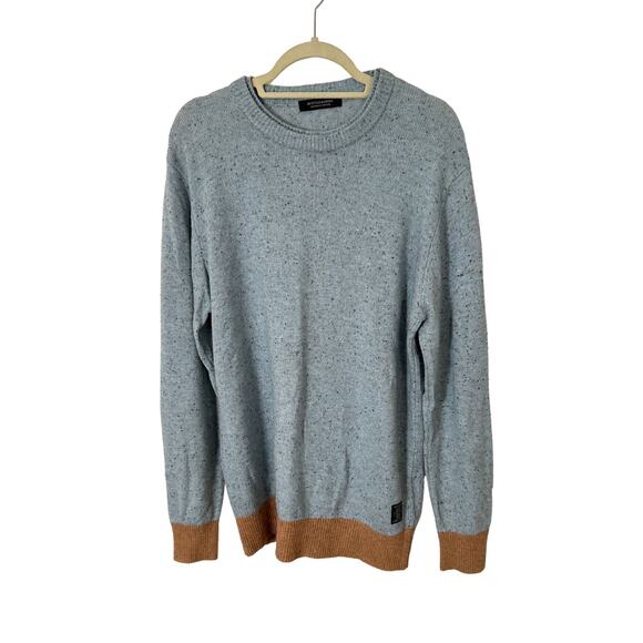 Scotch & Soda Men’s Blue Speckled Crewneck Sweater – Size XL - Picture 1 of 4